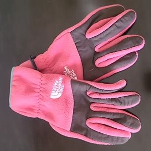 Womens North Face Fleece Gloves